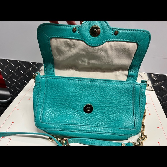 Amanda Mini Crossbody Bag, Turquoise - Picture 3 of 6